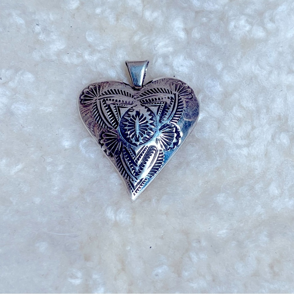 Sterling Silver Heart Necklace Pendant